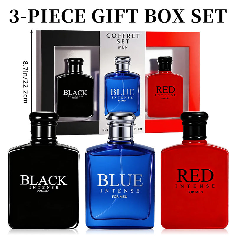Men's Eau de Toilette Spray Gift Box, Cologne Masculine Scent, Long Lasting Fragrance, with Arsinthe, Lemon And Sage - Medium Intensity