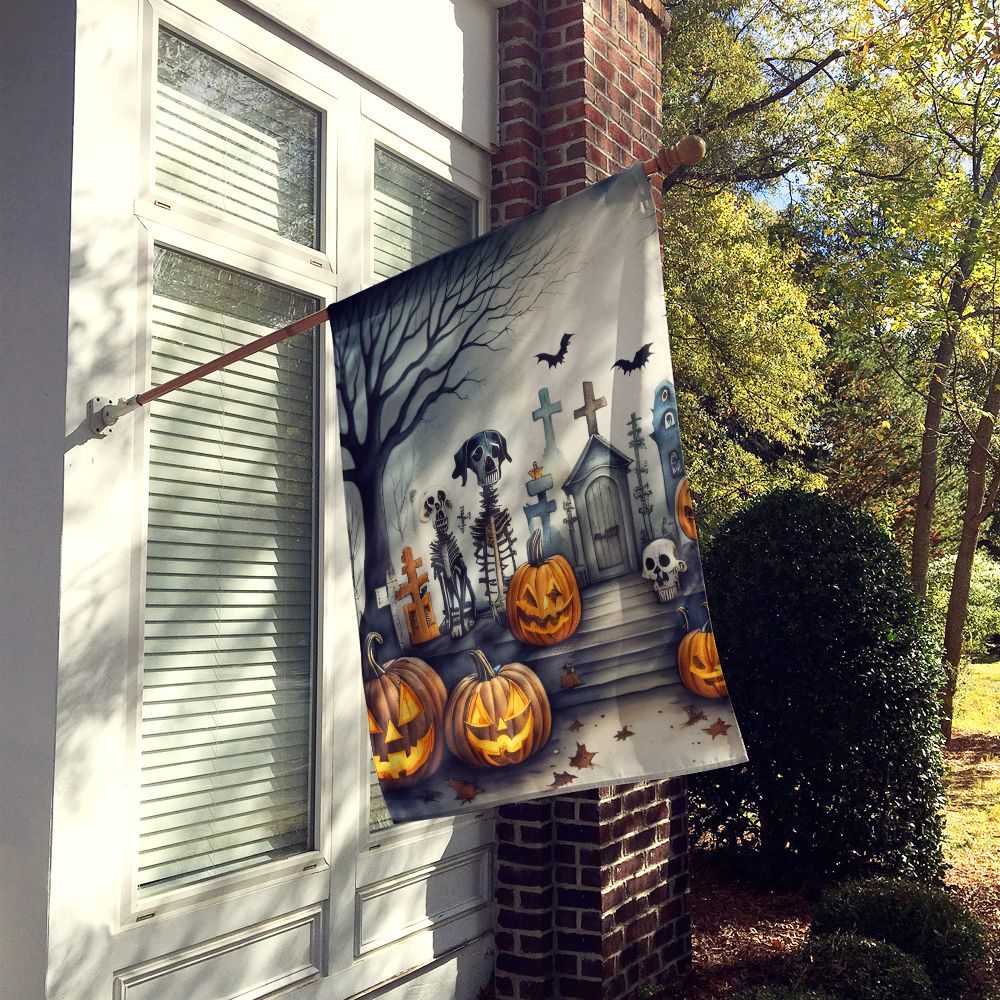 Pet Cemetery Spooky Halloween House Flag House-Size Decorative Flag