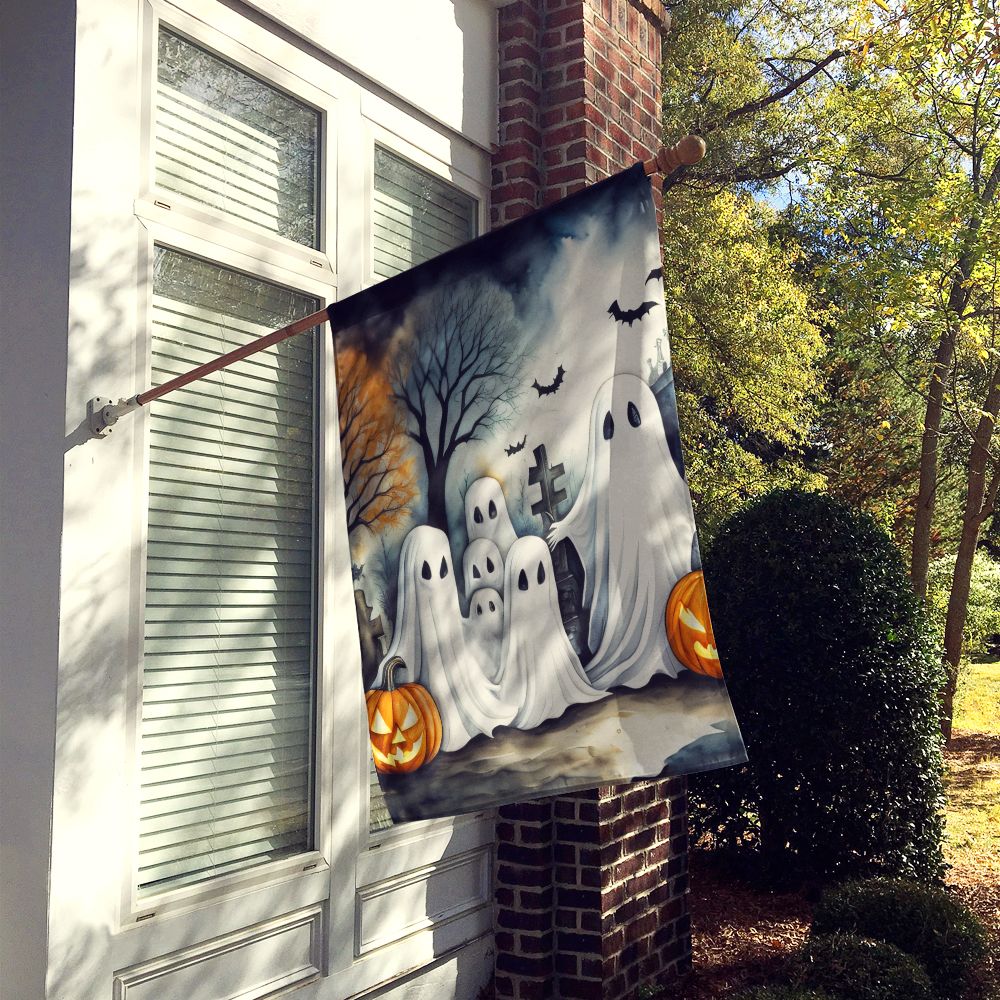 Ghosts Spooky Halloween House Flag House-Size Decorative Flag