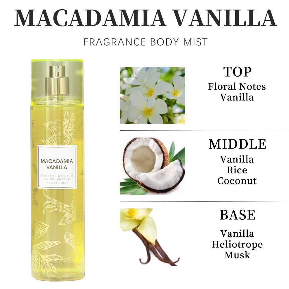 Women's Floral Hair & Body Fragrance Mist, 8 fl oz - product view 2