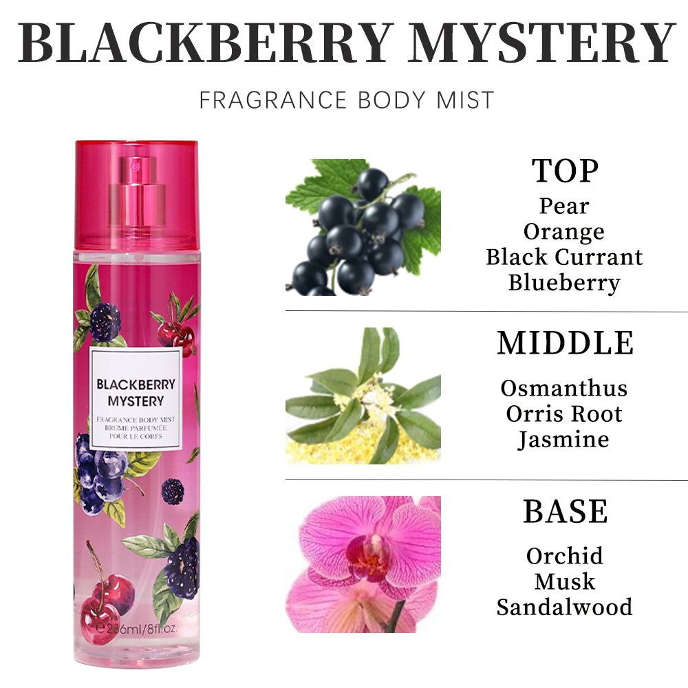 Women's Floral Hair & Body Fragrance Mist, 8 fl oz - product view 2