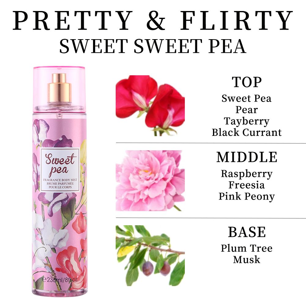 Women's Floral Hair & Body Fragrance Mist, 8 fl oz