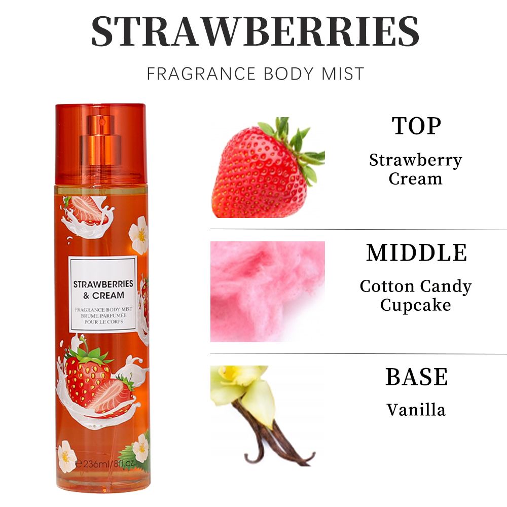 Women's Floral Hair & Body Fragrance Mist, 8 fl oz - product view 2